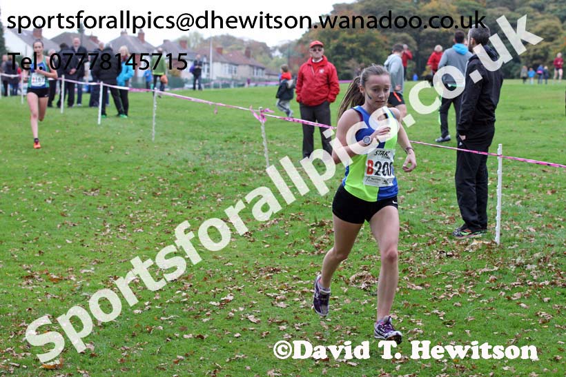 Senior womens Northern Cross Country Relays, Graves Park, Sheffield. Photo: David T. Hewitson/Sports for All Pics